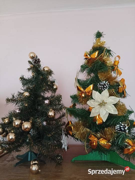 Choinki małe sztuczne na stojakach śląskie Bieruń