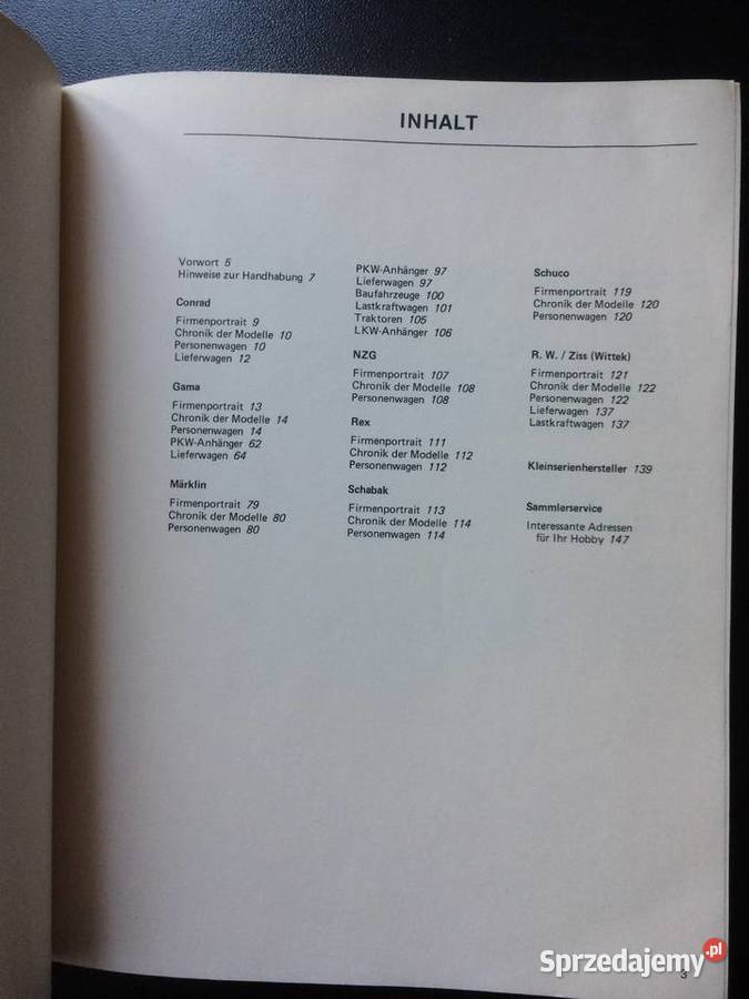 2793 Modellauto Katalog Szczecin sprzedam