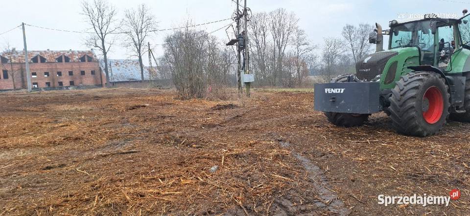 Wycinka drzew Czyszczenie działek Mulczowanie Tychy prace ogrodowe