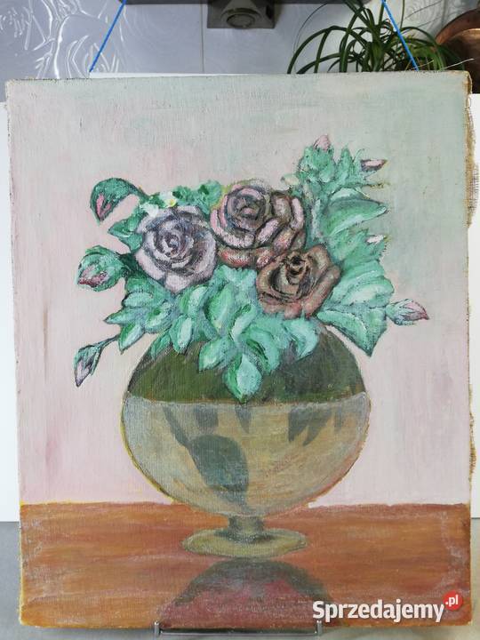 olej na płótnie bez oprawy Malarstwo Lublin sprzedam