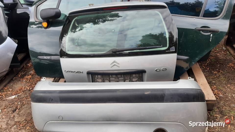 EZRC EZR Citroen C3 I zderzak tylny klapa belka dolnośląskie Dębno sprzedam