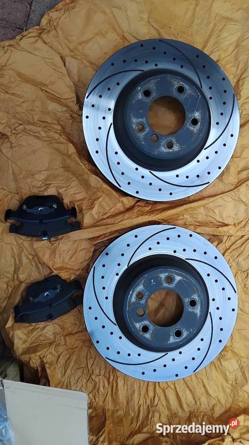 Tarcze klocki hamulcowe bmw e90 348x30mm 330i Pęczniew