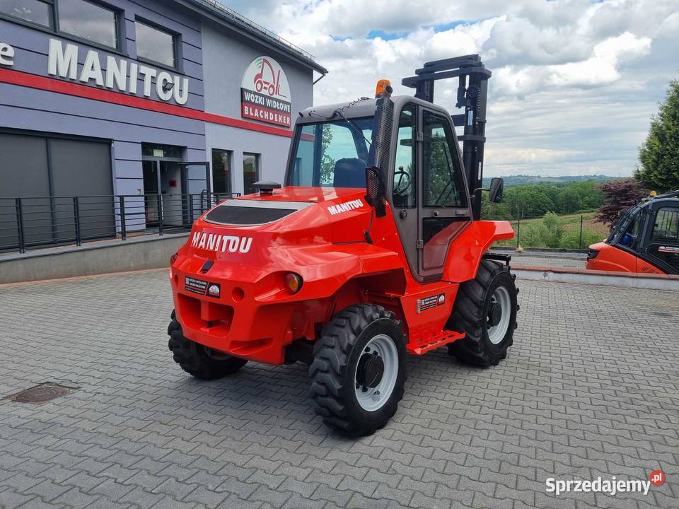 Terenowy wózek widłowy Manitou M264 BD2412 kabina Mogilany