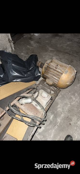 Silnik elektryczny 11 kW na wózku Ostrołęka