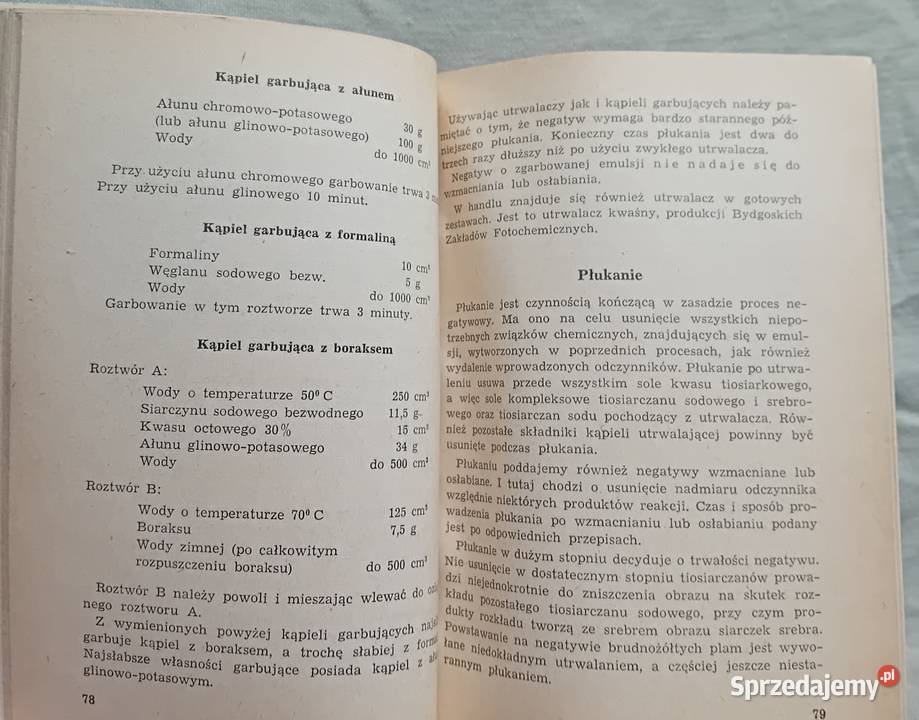 Stanisław Sommer Proces negatywowy i pozytywowy Koźminek