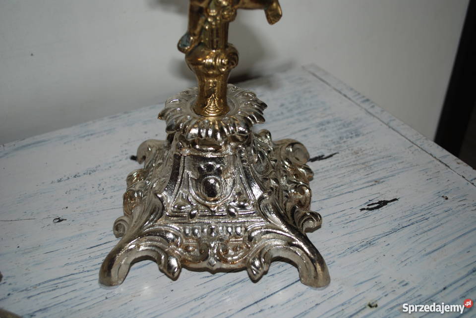 stare świeczniki antyk tanio Antyki Pleszew