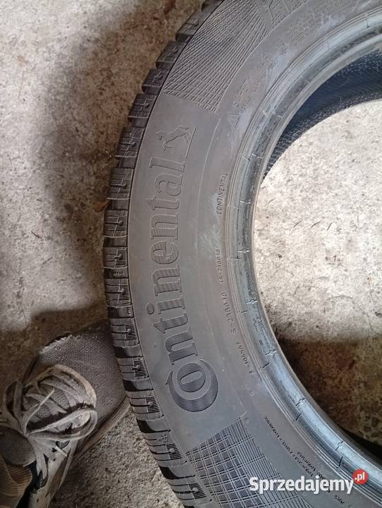 4 opony Continental zimowe 20565 r16 6 mm zima śląskie Zebrzydowice