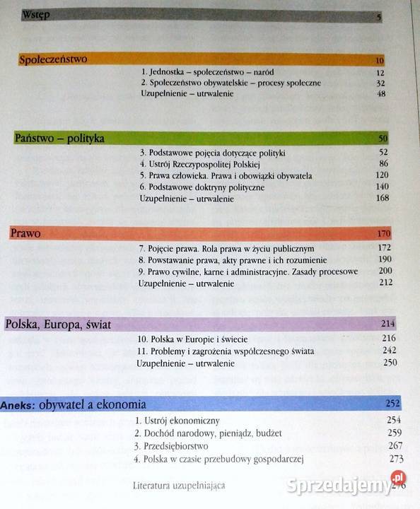 Wiedza o społeczeństwie państwie i prawie Jerzy Chełm