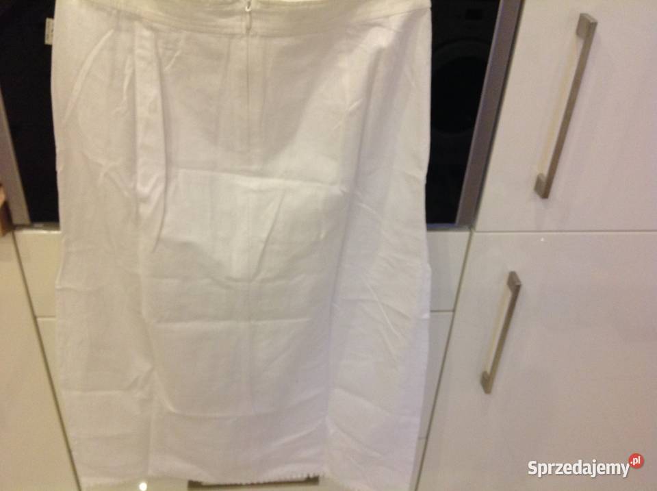 Biała spódnica z haftem r S nowa Nowa Sól sprzedam