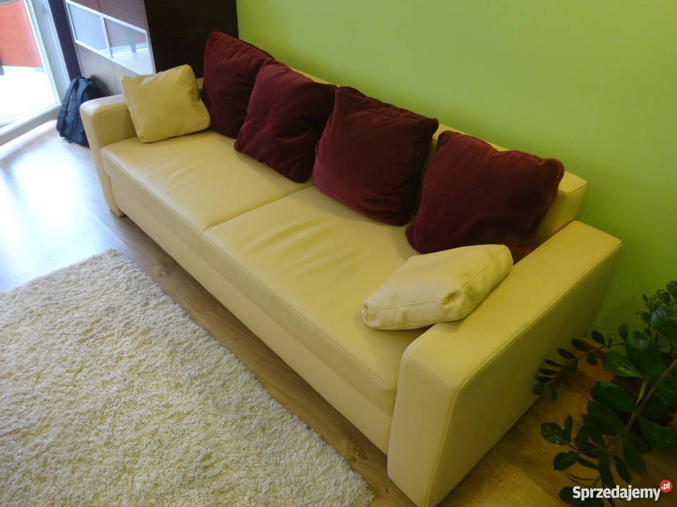 Sofa z funkcją spania WAJNERT ekoskóra