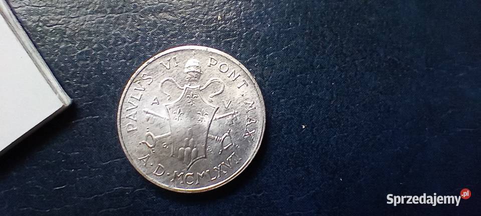 Stare monety 1 lir 1967 Watykan Numizmatyka podkarpackie sprzedam
