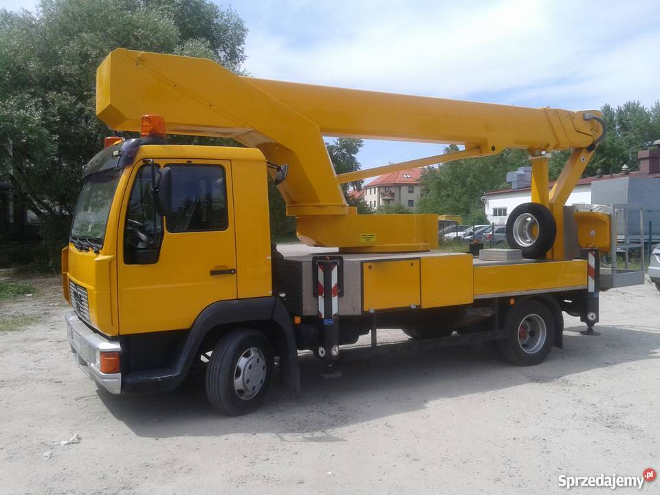 Man 8163 Bison TKA 30 wumag podnosnik koszowy dolnośląskie Wrocław