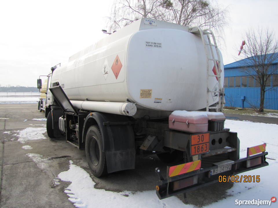 Autocysterna VOLVO kod LGBF ważne badania