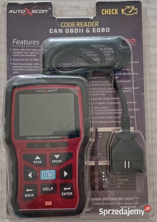 Skaner diagnostyczny Autoxscan RS 300 Pro Ożarów Mazowiecki sprzedam