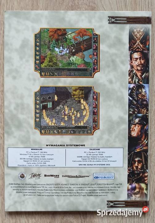 Baldurs Gate 1 gra PC Kraków