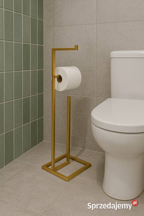Nowoczesny Stojak Łazienkowy na papier Metalowy Uchwyty na papier Sobienie-Jeziory