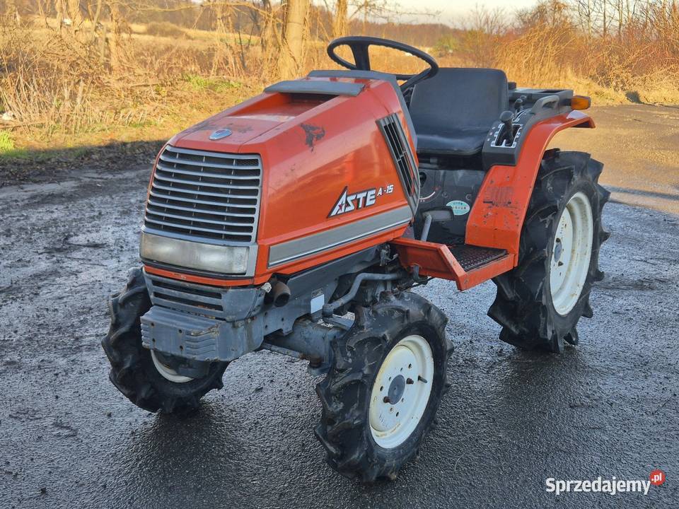 Traktorek traktor KUBOTA ASTE A15D 15 44 Małuszyn