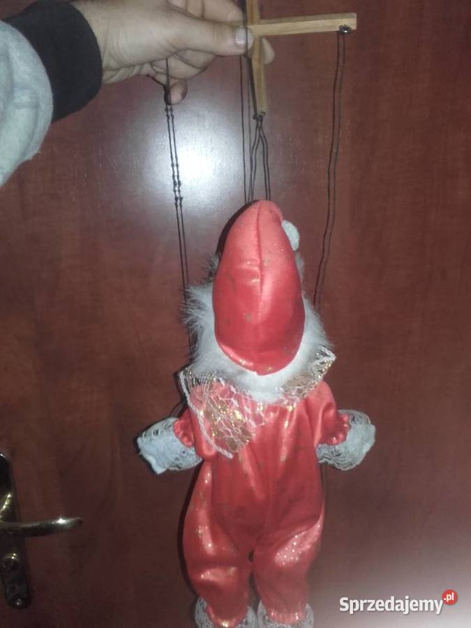 Pajacyk kukiełka na sznurkach z porcelanową Będzin sprzedam