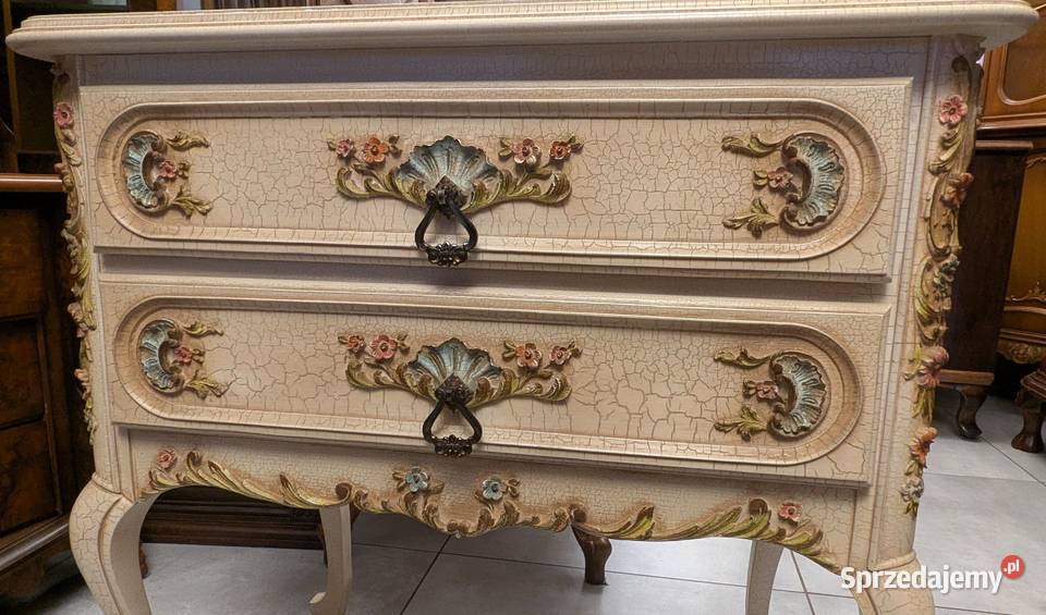 Piękna komoda ludwikowska ecrusklep Dąbrowa śląskie Dąbrowa Górnicza sprzedam