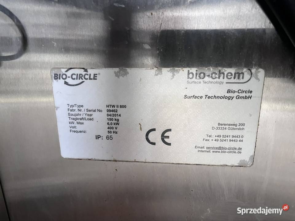 Myjka ciśnieniowa biocircle HTW II 800 Bielsko-Biała