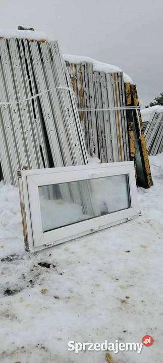 OKNA KacprzaK OKNO PCV 122X53 Używane Plastikowe Okna ścienne Siedlce