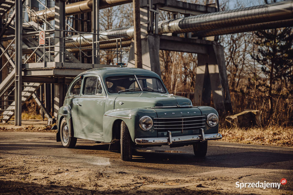 Volvo 444 z 1951 roku kierunki na dachu wycena Samochody osobowe