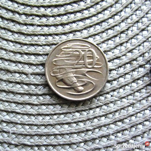 Australia 20 Centów 1966r Numizmatyka wielkopolskie Kalisz