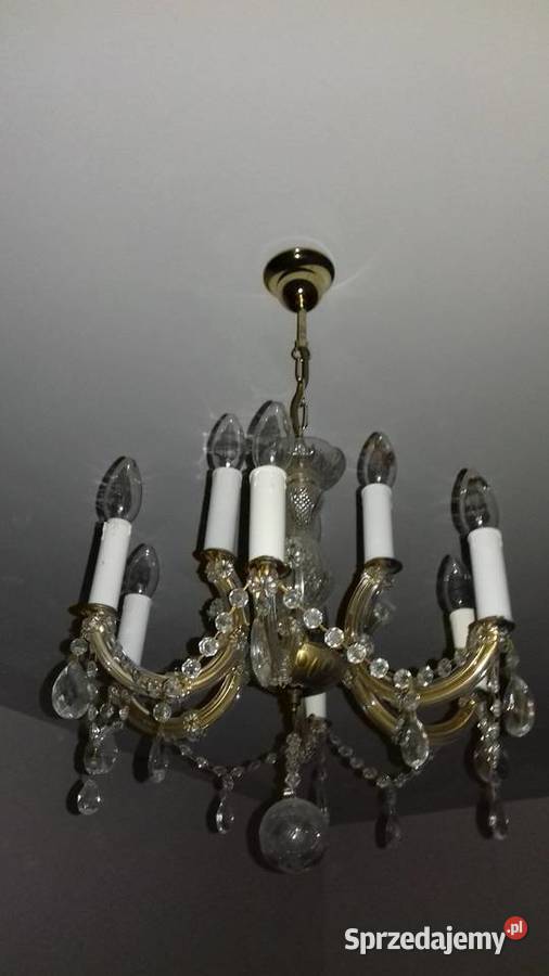 Żyrandol kryształowy 6 ramienny Kołobrzeg
