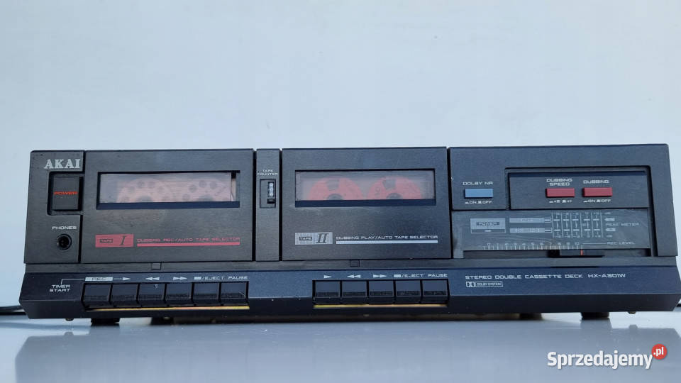 Magnetofon catette deck Akai HX A 301W Międzychód
