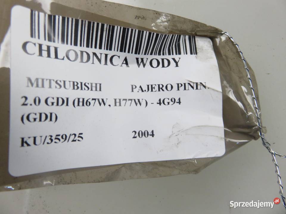 CHŁODNICA WODY MITSUBISHI PAJERO PININ 20 GDI