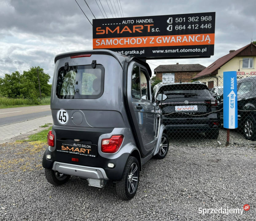 Microcar inny ECOMO 4 2 osobowy Ledy Szyberdach garażowany Rydułtowy