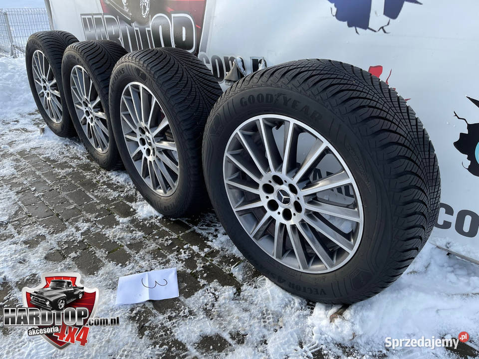 MERCEDES X Opony Felgi Komplet Goodyear Vector 4 terenowe