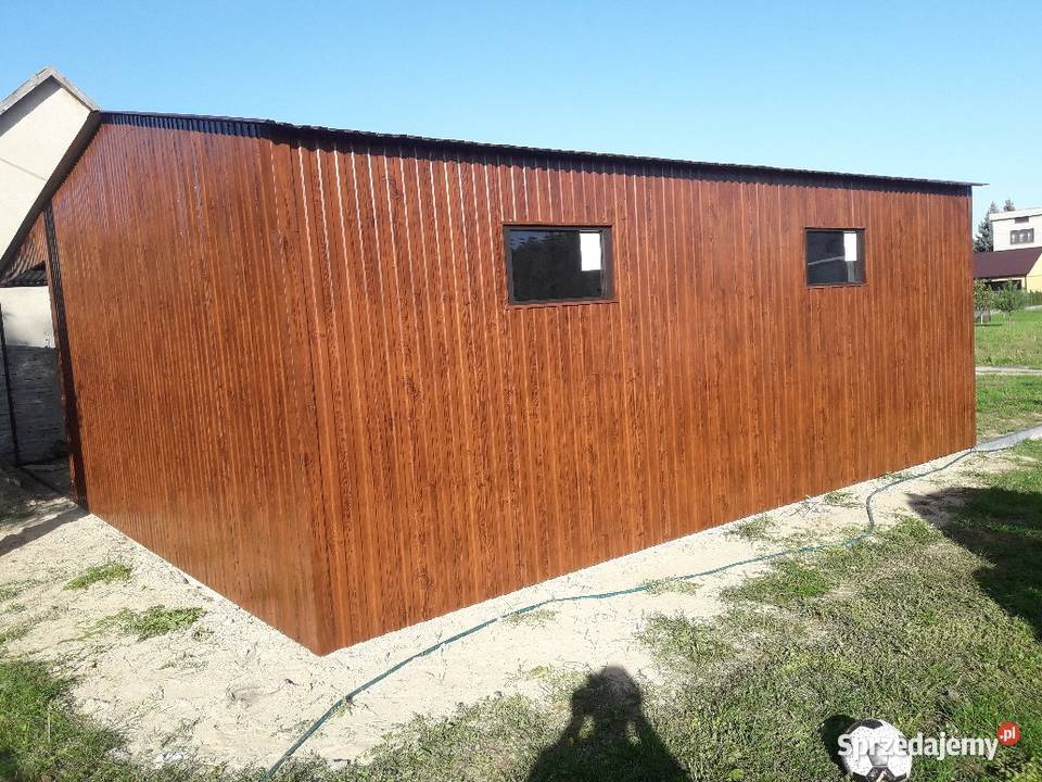 Garaż Blaszany Drewnopodobny Garaże Blaszane Dom i Ogród Głogów
