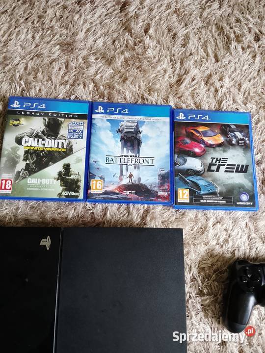 PlayStation 4 FAT 2pady 3gry Piórków