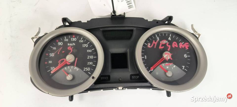 LICZNIK ZEGAR RENAULT MEGANE II 8200306552 osobowe Pozostałe Lipno