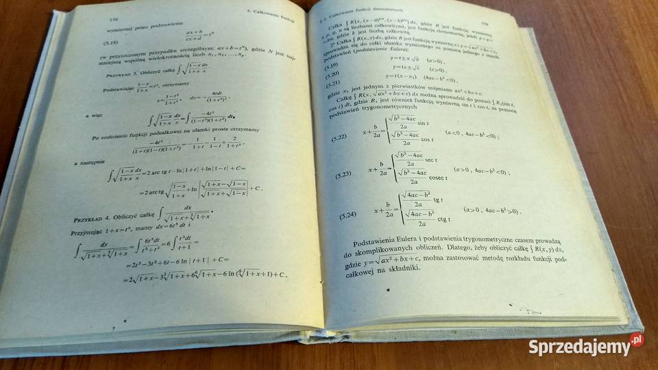Pochodne i całki Aramanowicz Guter Lusternik matematyka Gdańsk