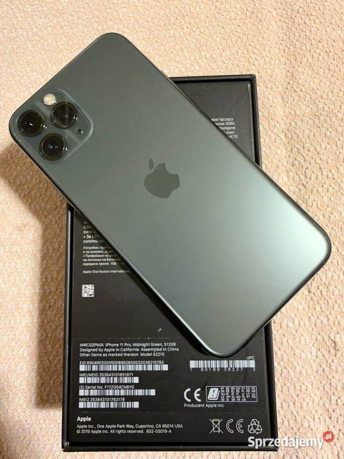 iPhone 11Pro 512 zielony 93 BAT Warszawa