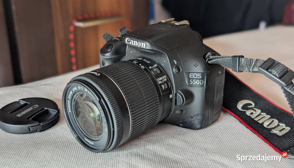 Canon EOS 550D z obiektywem 1855mm IS ładowarka Warszawa sprzedam