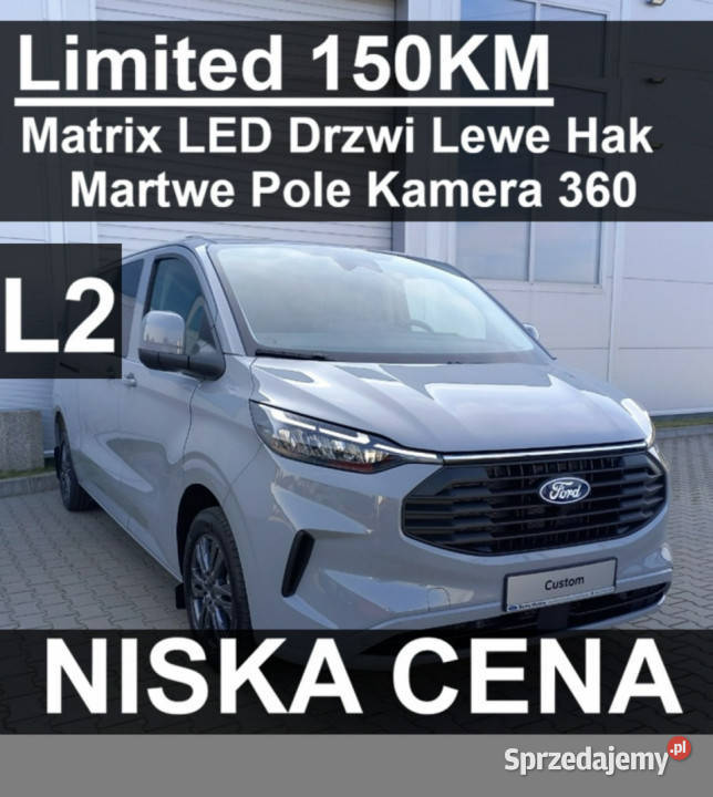Ford Transit Custom Limited 150 L2 Drzwi Lewe gniazdo SD sprzedam