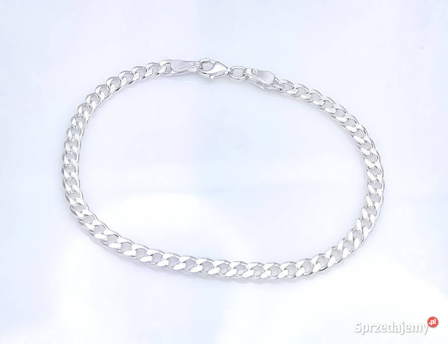 Bransoleta srebrna pancerka BS140 Biżuteria dla Panów Poznań sprzedam