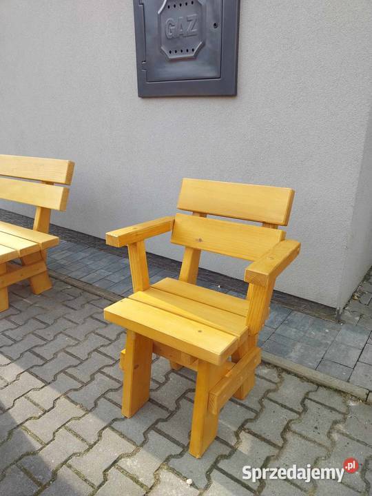 Stół ocynk zestaw mebli ogrodowych ławki fotele Tokarnia sprzedam