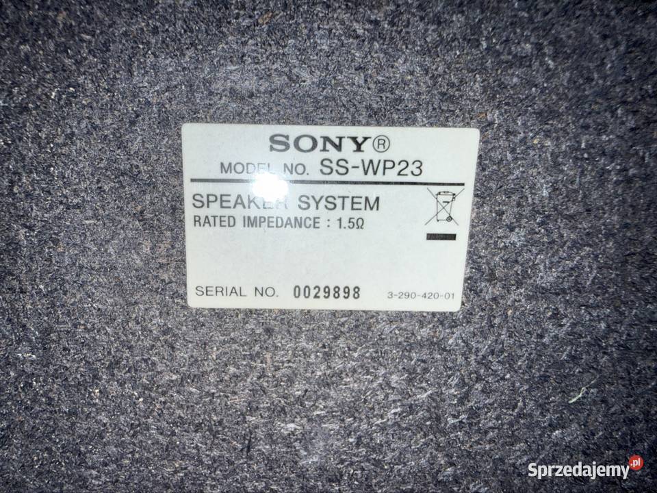 Subwoor Sony Łódź sprzedam