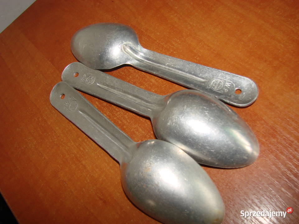 aluminiowa łyżka WP Olkusz 1955 Pruszcz Gdański