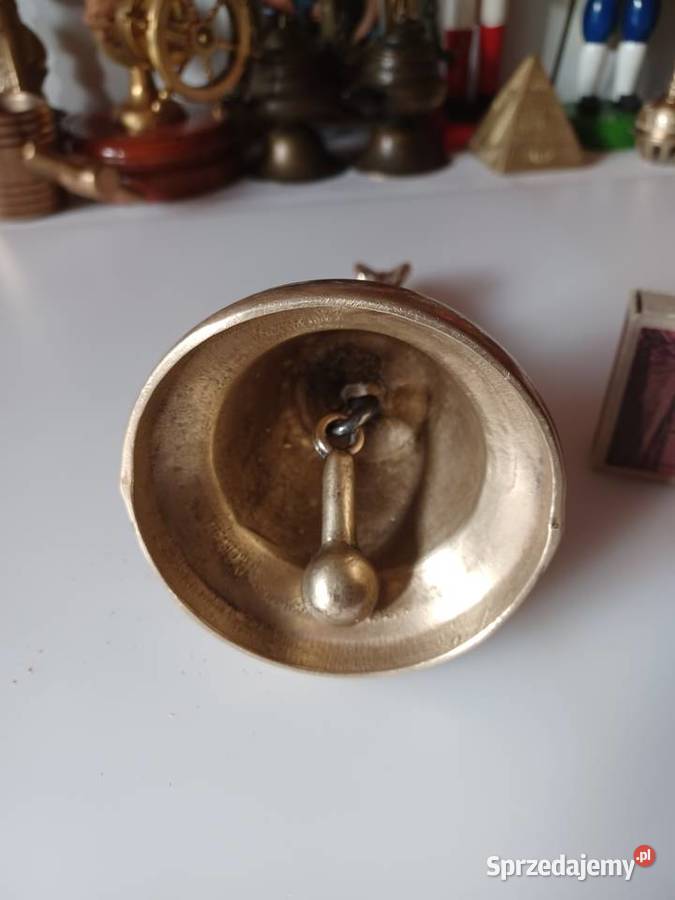 Piękny dzwonek tybetanski Mosiądz Kolekcja Poznań
