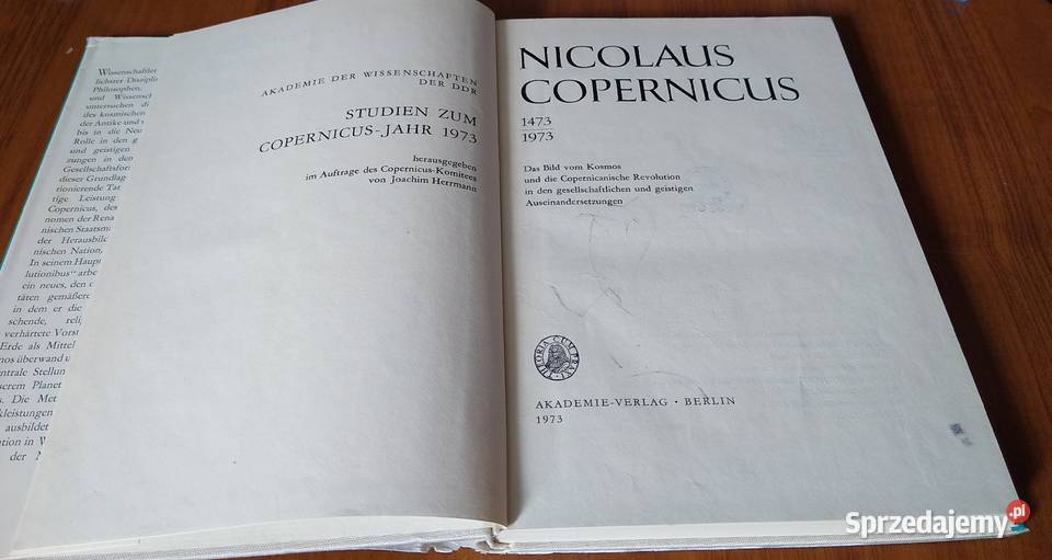 Nicolaus Copernicus 14731973 das Bild vom Kosmos Rok wydania 1973 Gdańsk