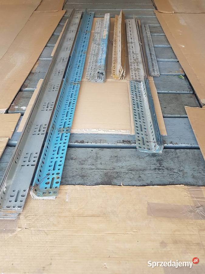Regały metalowe lata PRL WP Gdańsk