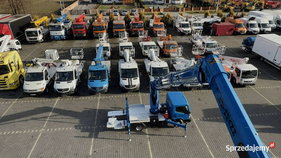 Nissan Cabstar Podnośnik Koszowy 22m RUTHMANN komputer pokładowy świętokrzyskie Widełki