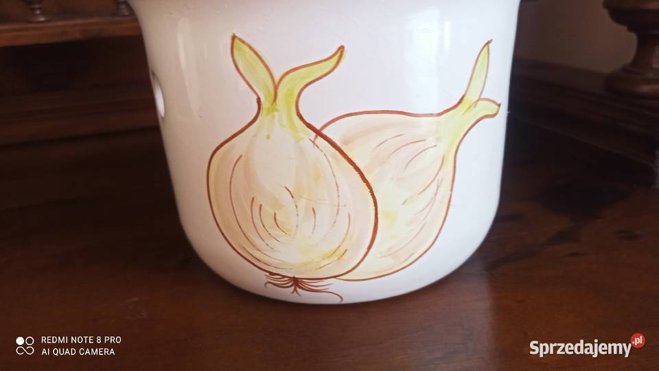 Donica z cebulą do powieszenia Ciężka gruba pomorskie Gdańsk sprzedam