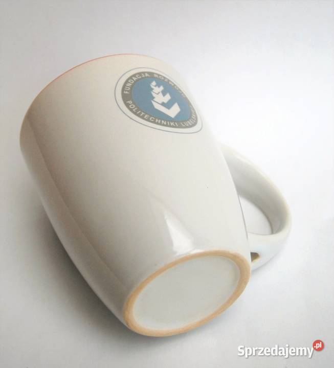 Kubek ceramiczny Fundacja Rozwoju Politechniki wielokolorowy Lublin sprzedam
