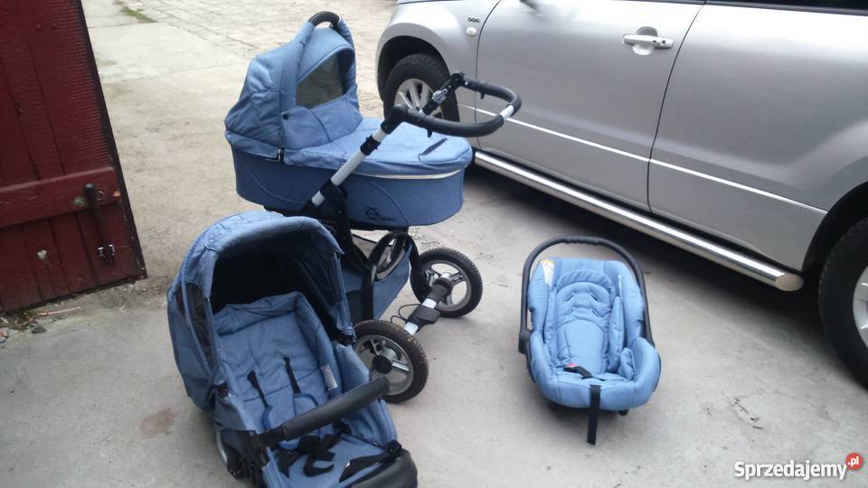 Wózek BabyActive Elipso Jeans 3w1 Wielofunkcyjne Bolesławiec